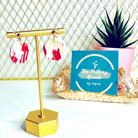 Handmade Statement Earrings - Picture 1 of 1